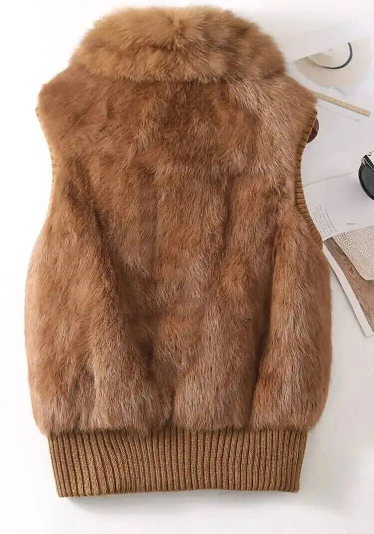 Real Rabbit Fur Coat For Women - Winter Clothing Offer ulasan dan harga