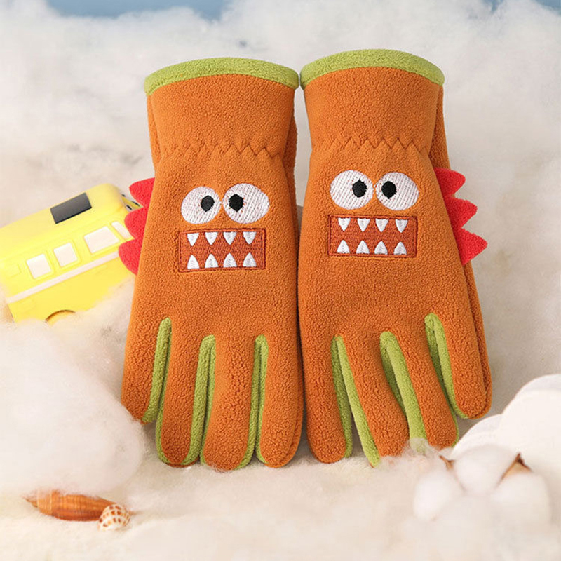 Winter Kids Plush Gloves Outdo - Waterproof Mitten Ski ulasan dan harga