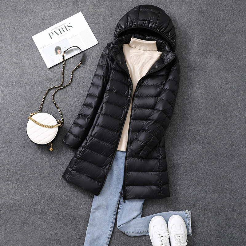 Women's X-long Office Lady Hat - Puffer Jacket Women Down ulasan dan harga