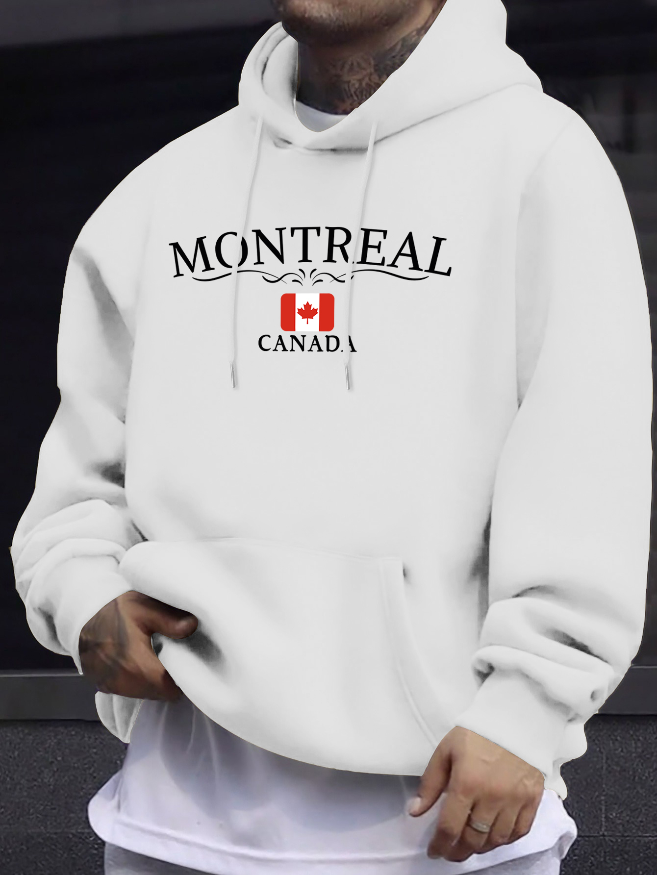 Montreal Canada Letter Printed - Winter Clothing Montreal ulasan dan harga