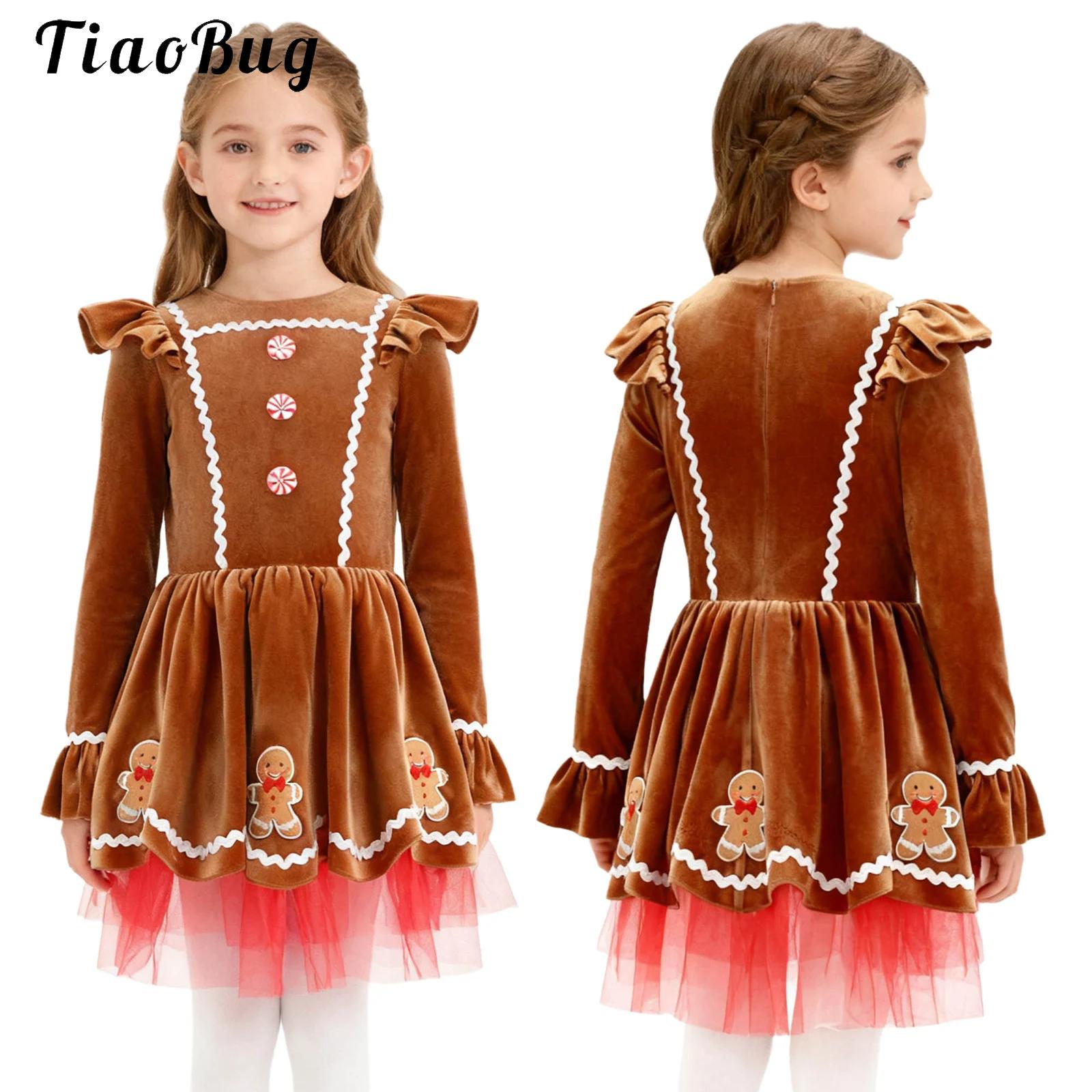 Girls Gingerbread Costume Cute - Winter Clothing Cute ulasan dan harga