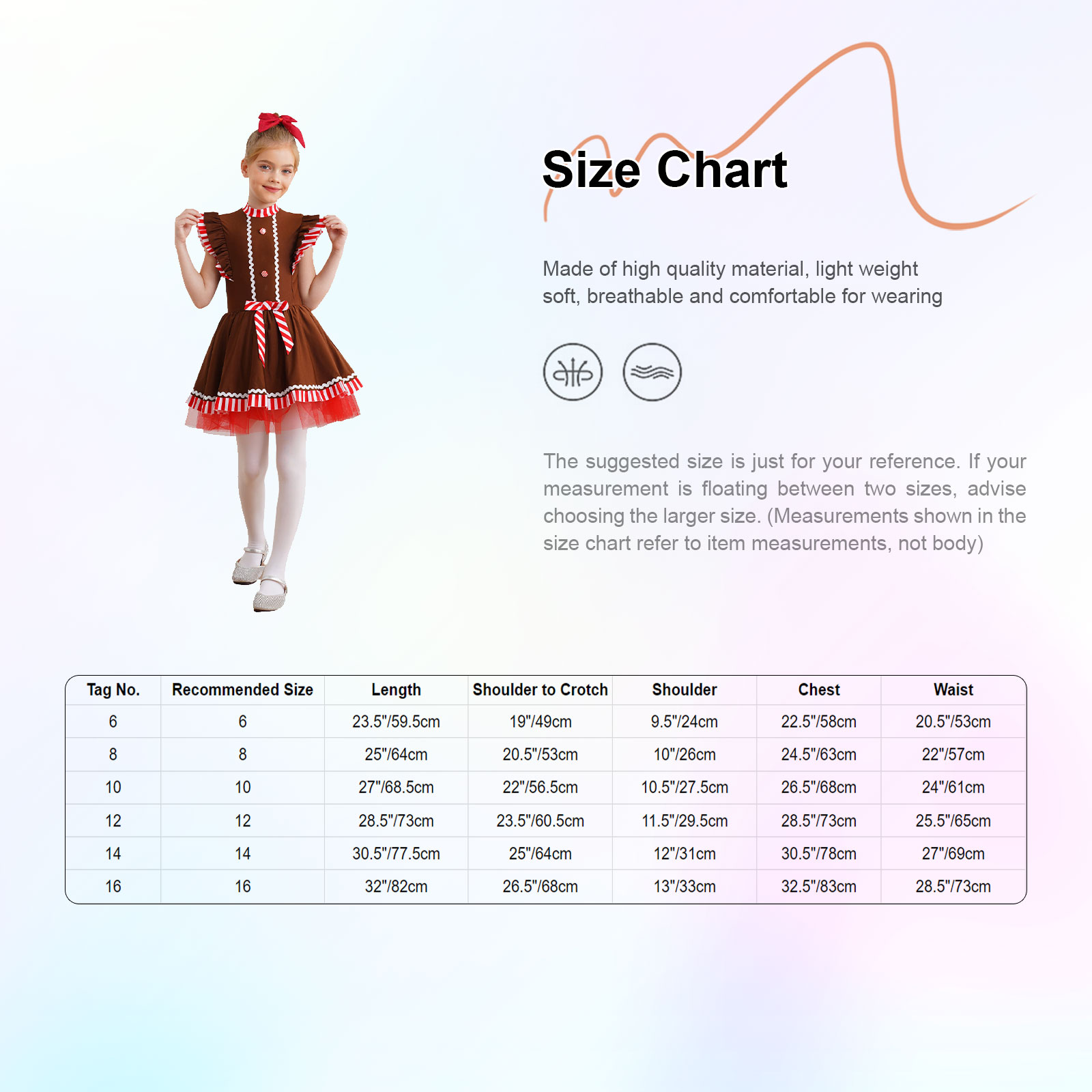 Girls Gingerbread Costume Cute - Winter Clothing Cute ulasan dan harga