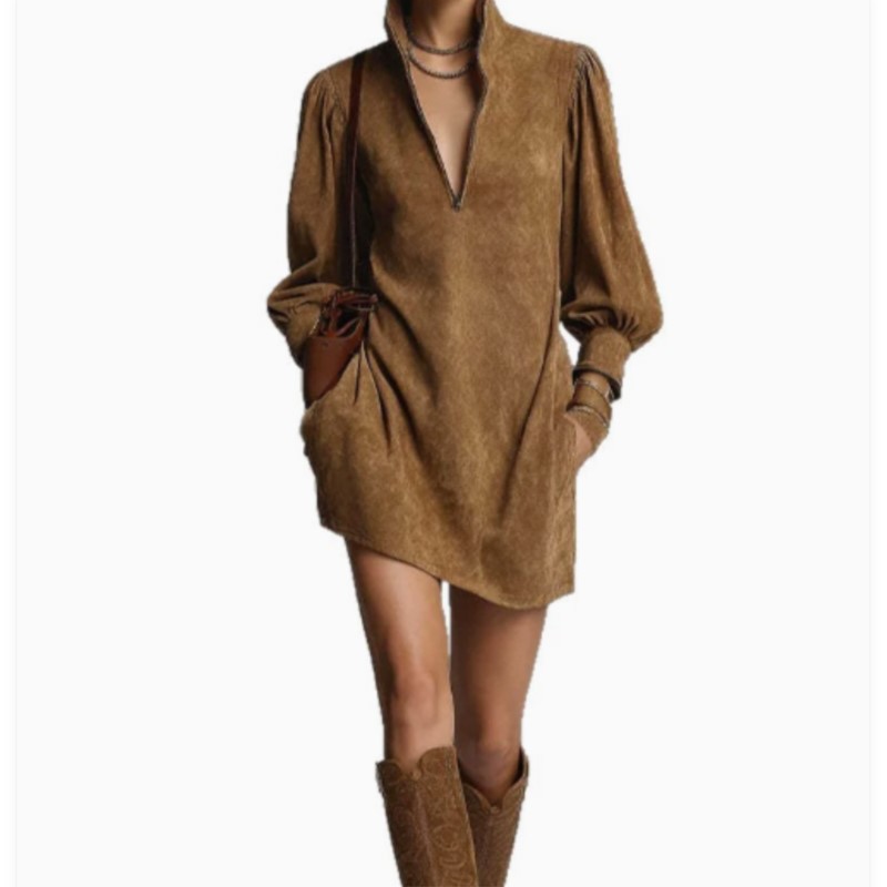 Vintage Mini Dress Women Autum - Winter Clothing Pinterest ulasan dan harga