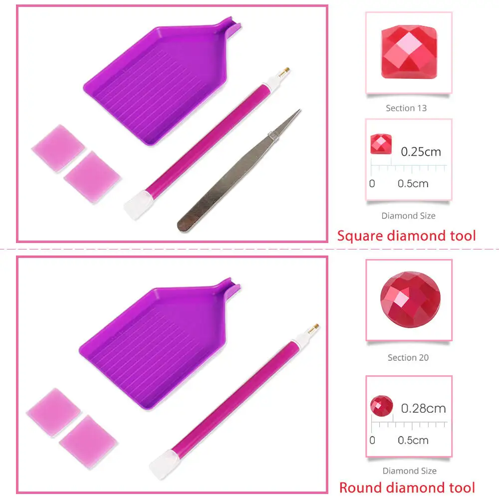 Momoart 5D DIY Diamond Mosaic  - Winter Clothing Pinterest ulasan dan harga
