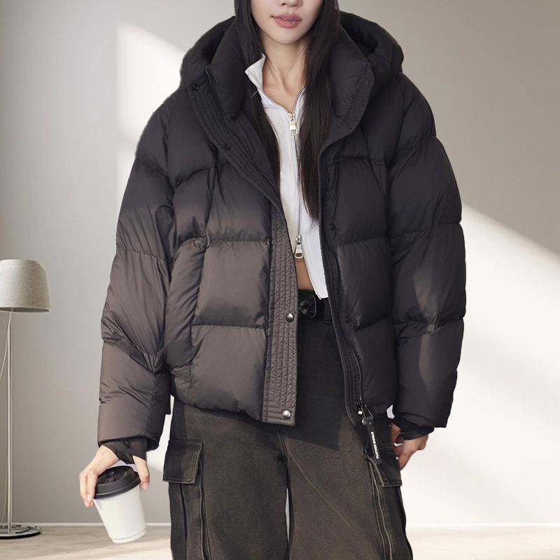 Women Short White Duck Down Ja - Puffer Jacket Women Down ulasan dan harga