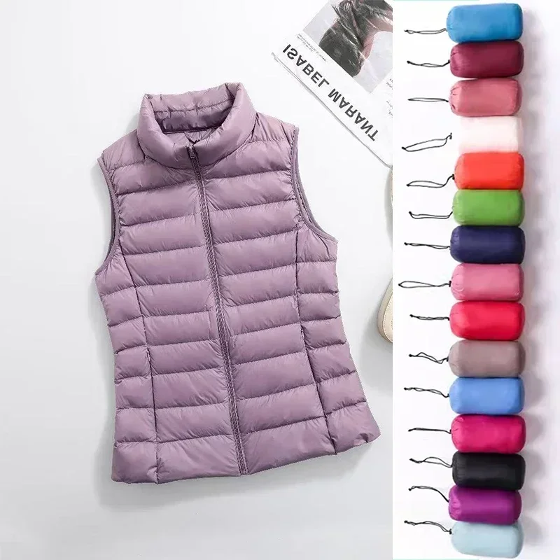11 Colors Women Vest 2023 New  - Puffer Jacket Women Down ulasan dan harga