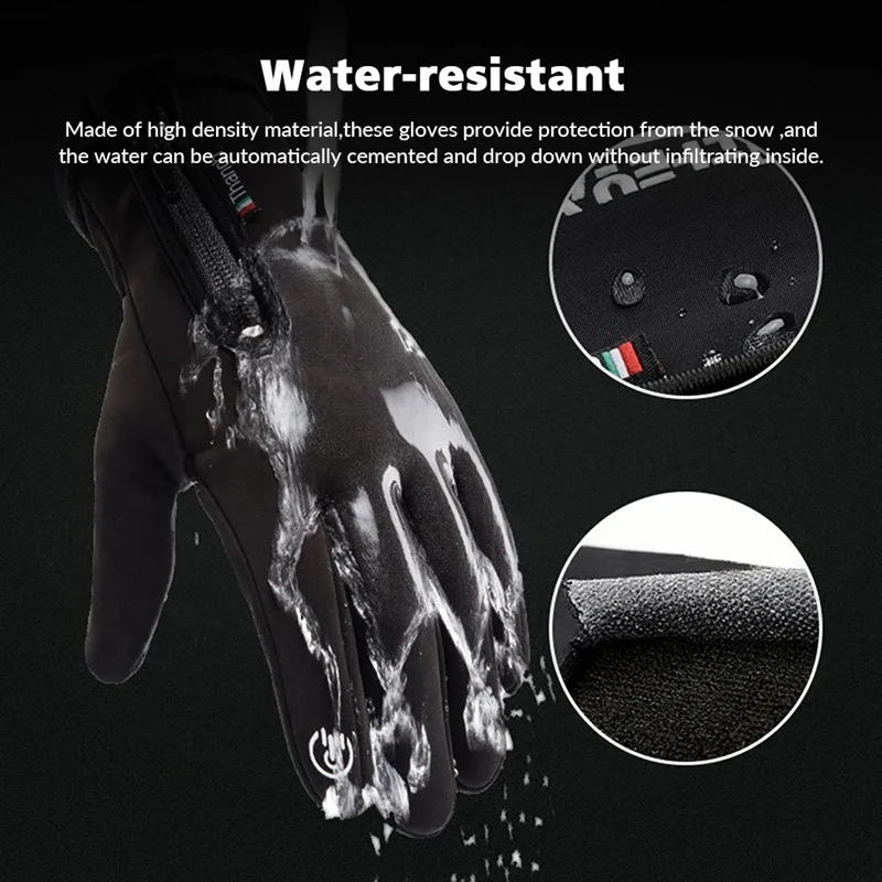 Winter Gloves Waterproof Therm - Waterproof Mitten Ski ulasan dan harga