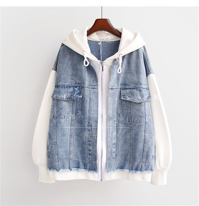 Fake Two Denim Jackets For Wom - Winter Clothing Pinterest ulasan dan harga