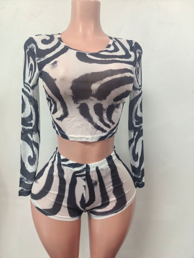 Doyerl Striped Shorts Sets Wom - Winter Clothing Outfits ulasan dan harga