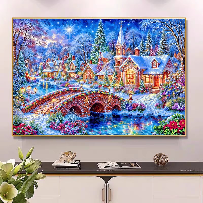 9ct 100x75cm Winter Church Emb - Winter Clothing Pinterest ulasan dan harga