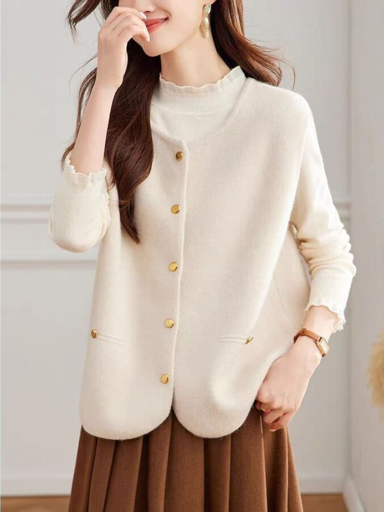 Women's Knitted Vest Solid Fas - Winter Clothing Offer ulasan dan harga