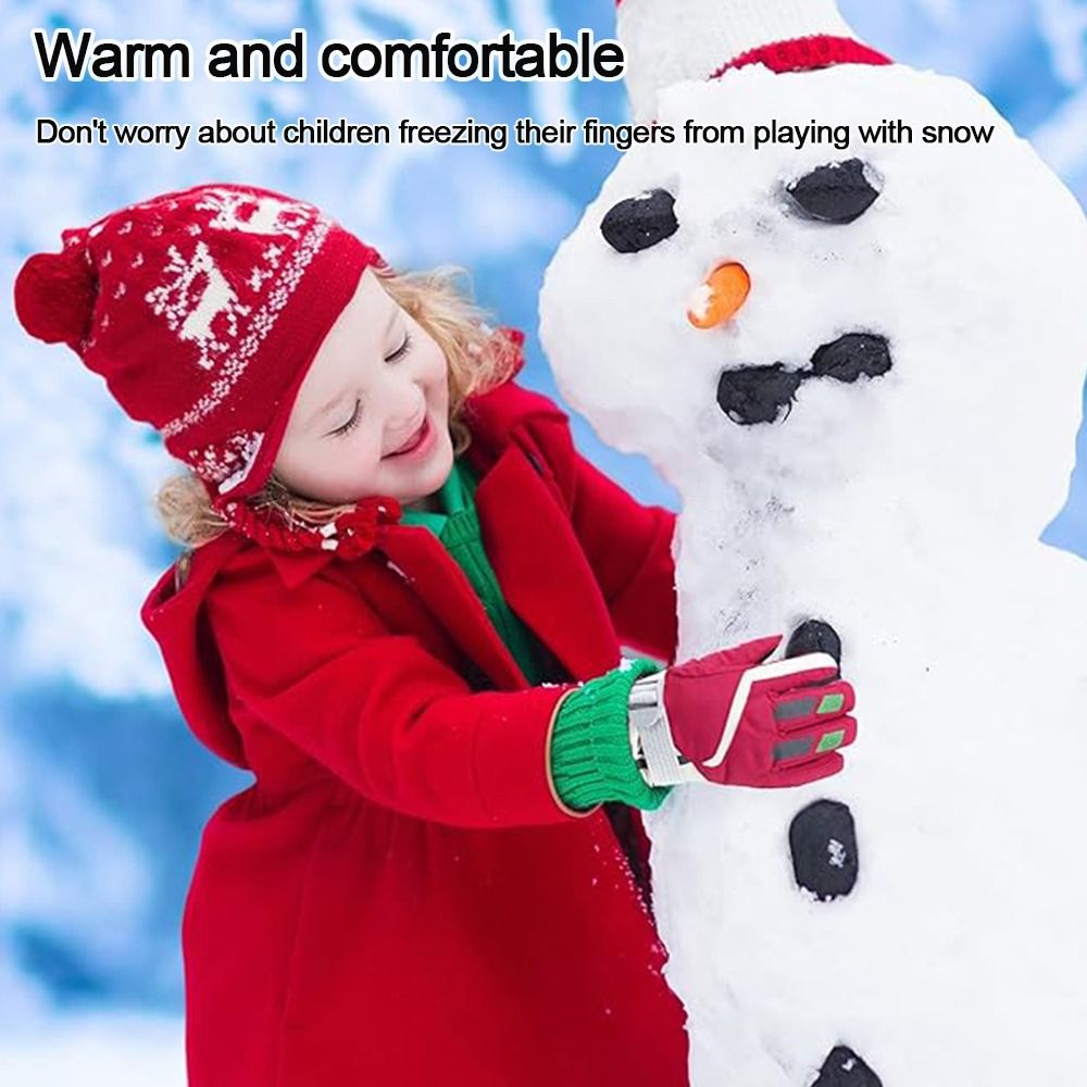 Boy Girls Ski Snowboard Windpr - Waterproof Mitten Ski ulasan dan harga